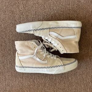 Vans White High-Top Sneakers